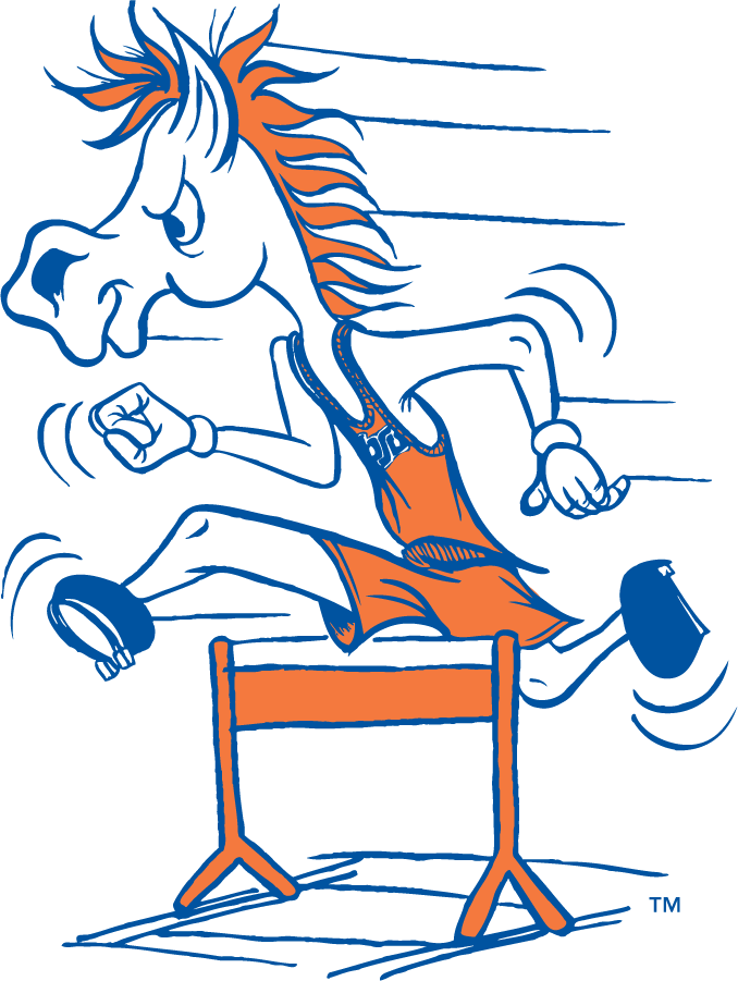 Boise State Broncos 1968-1983 Mascot Logo v2 diy DTF decal sticker